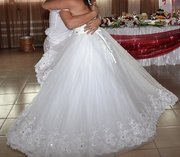 продам свадебное платье цвета айвори